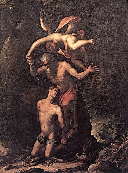 Jacopo Ligozzi Sacrifice of Isaac china oil painting image